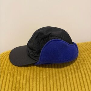 Vintage 90s LL Bean Ear Flap Ball Cap Small Gore-tex Polartec Fleece Lined